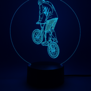 lampe 3d bmx led – lampe d’ambiance & dÉco sport