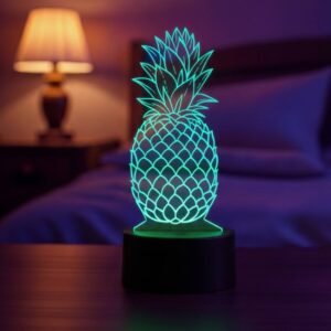 lampe 3d ananas led – lampe d’ambiance & dÉco tropicale