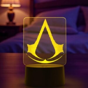 lampe 3d assassin’s creed led – lampe d’ambiance & dÉco gaming