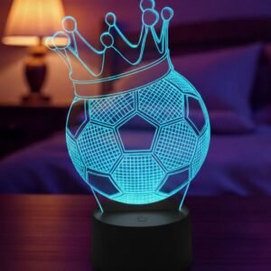 lampe 3d chaussure de foot led – lampe d’ambiance & dÉco sport