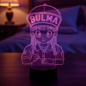 lampe 3d bulma dragon ball led – lampe d’ambiance & dÉco anime