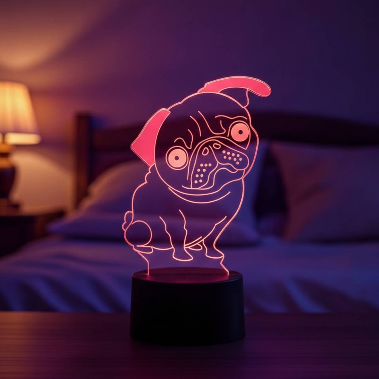 lampe 3d chien carlin led – lampe d’ambiance & dÉco originale lampe 3d chien carlin led – lampe d’ambiance & dÉco originale