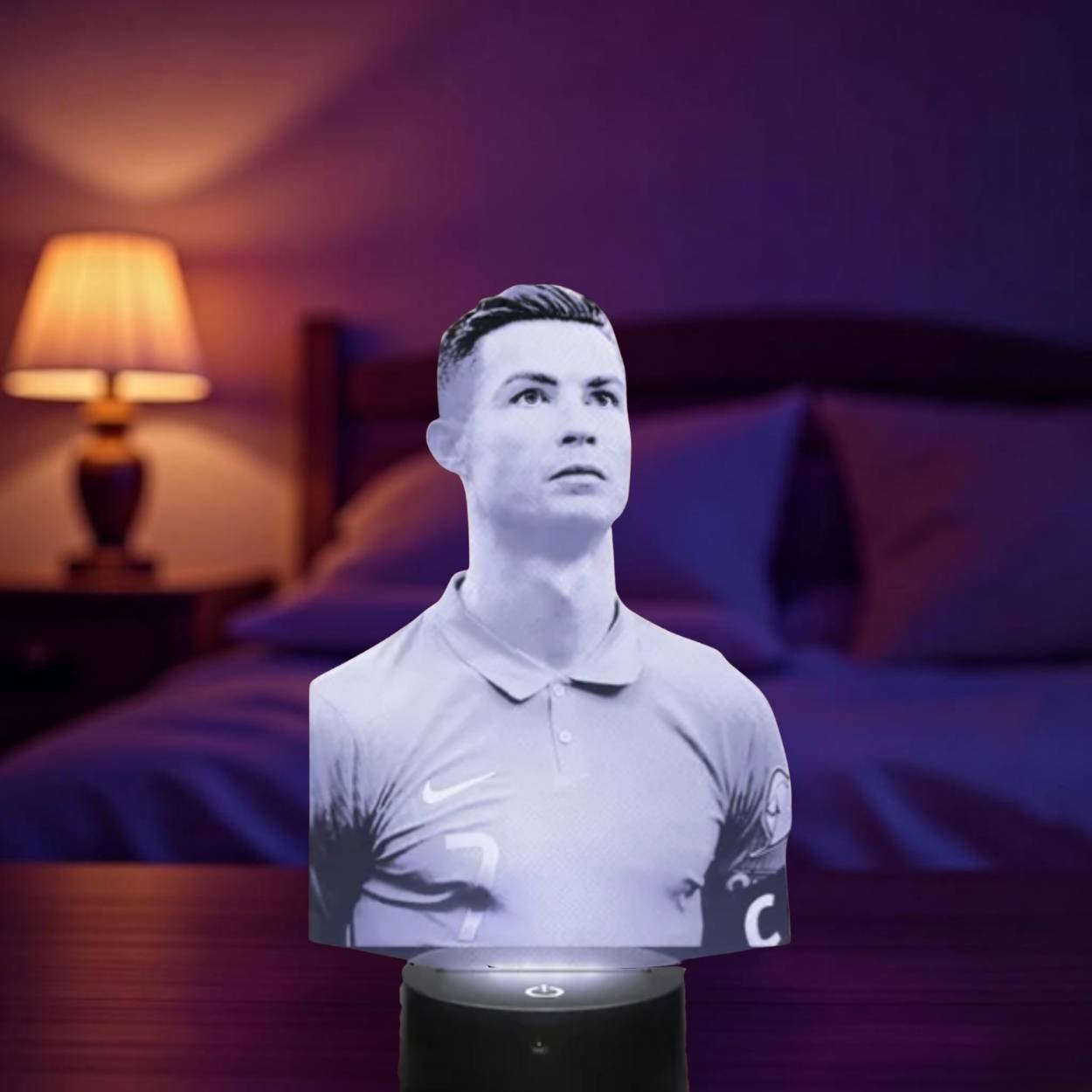lampe 3d cristiano ronaldo led – lampe d’ambiance & dÉco football Lampe 3D Cristiano Ronaldo LED pour décoration et ambiance lumineuse football