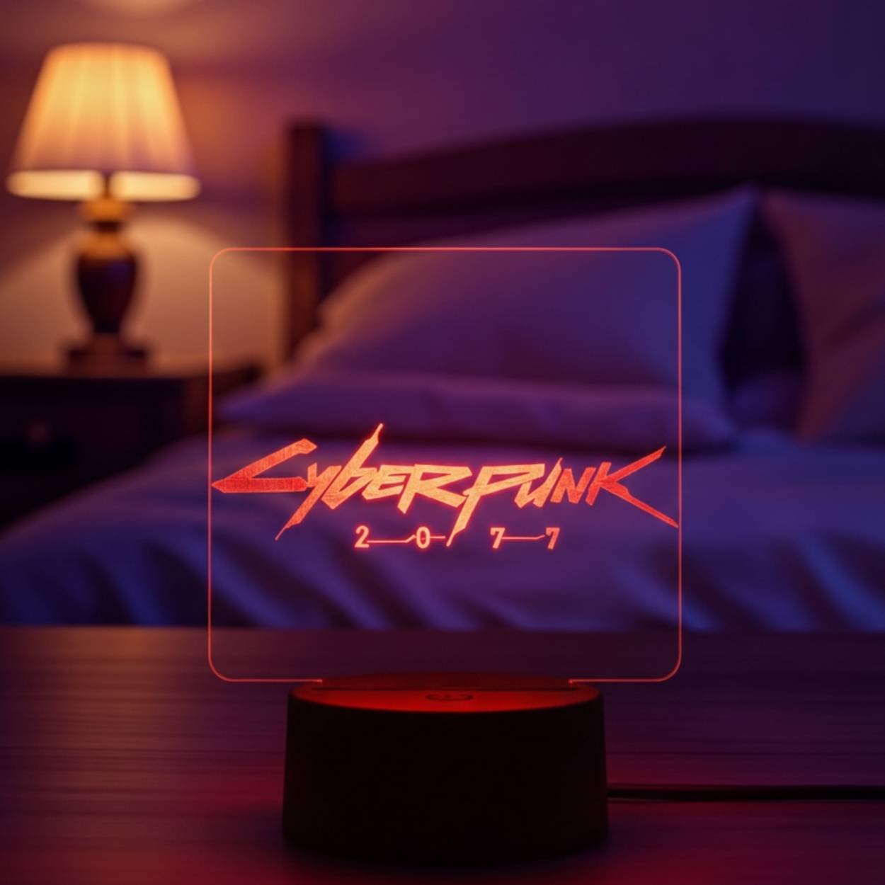 lampe 3d cyberpunk 2077 led – lampe d’ambiance & dÉco gaming lampe 3d cyberpunk 2077 led – lampe d’ambiance & dÉco gaming