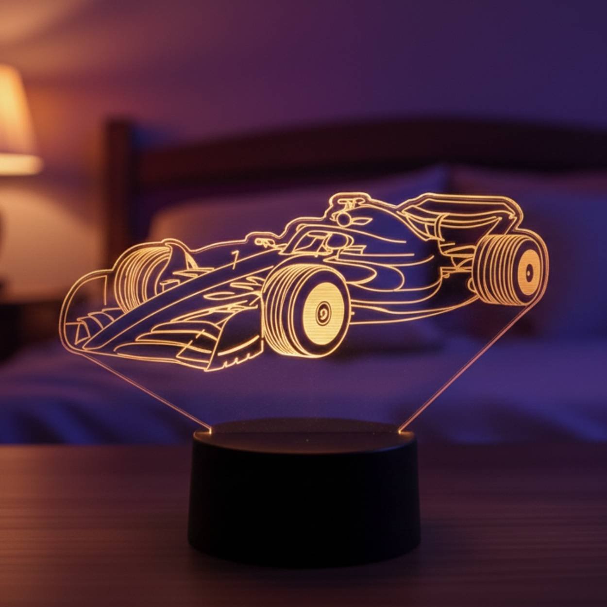 lampe 3d formule 1 led – lampe d’ambiance & dÉco sport automobile Lampe 3D Formule 1 LED pour décoration sport automobile et ambiance lumineuse