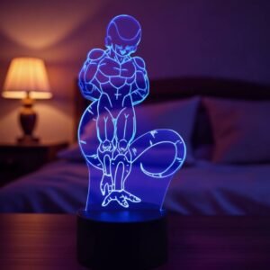Lampe 3D Freezer Dragon Ball LED pour décoration et ambiance lumineuse anime