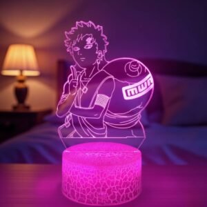 lampe 3d gaara naruto shippuden led – lampe d’ambiance & dÉco anime