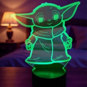 lampe 3d grogu star wars led – lampe d’ambiance & dÉco cinÉ