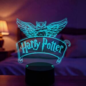 Lampe 3D Harry Potter Harry Potter LED pour décoration et ambiance lumineuse cinéma