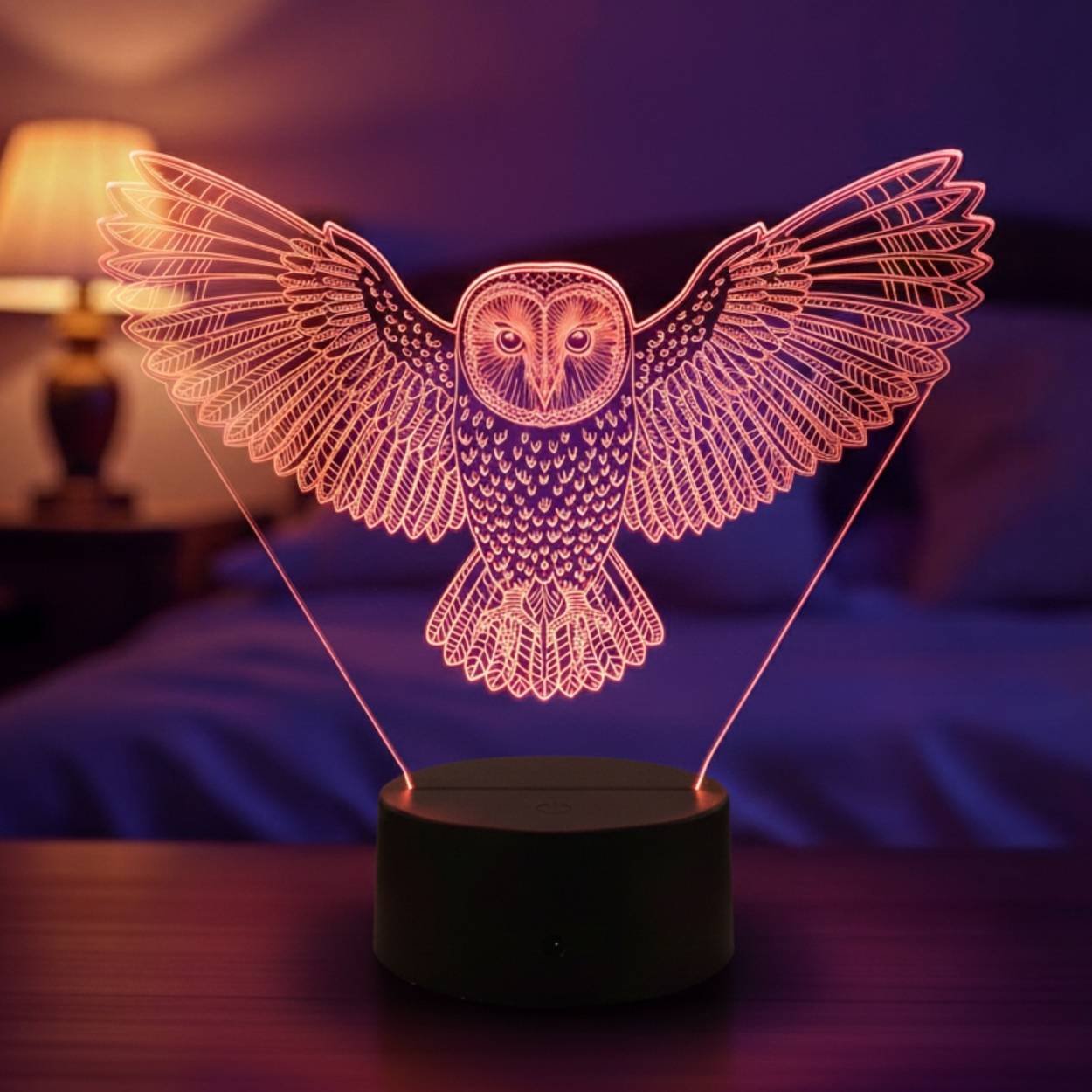 lampe 3d hibou led – lampe d’ambiance & dÉco originale lampe 3d hibou led – lampe d’ambiance & dÉco originale
