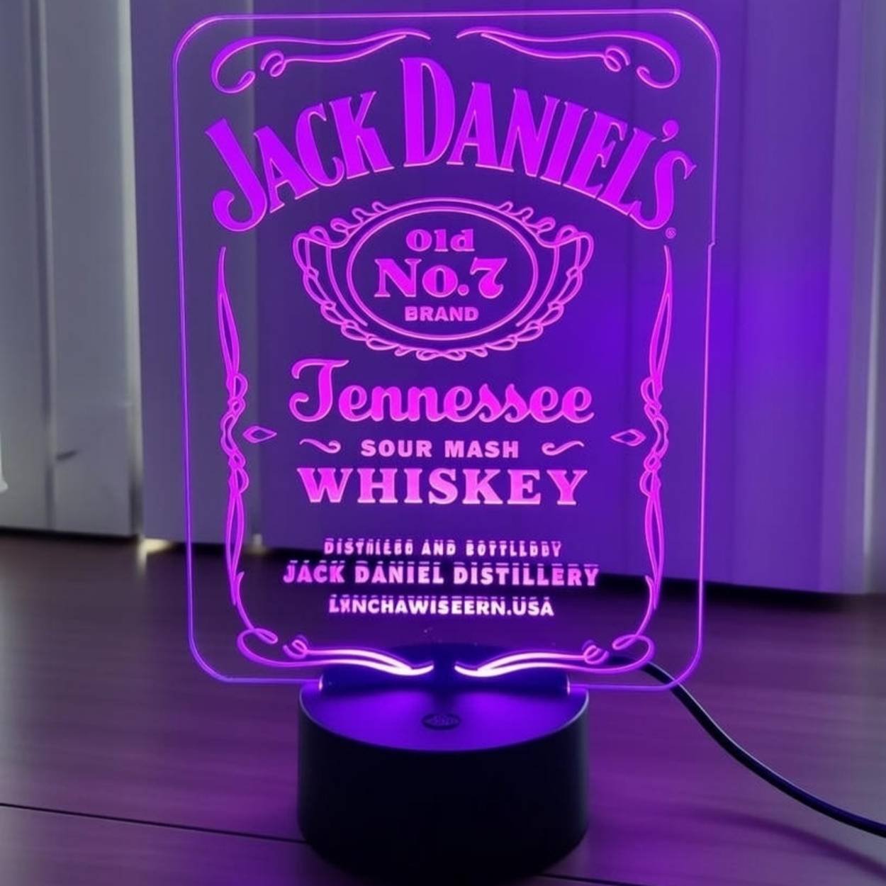 lampe 3d jack daniel’s led – lampe d’ambiance & dÉco bar Lampe 3D Jack Daniel’s LED pour décoration de bar et ambiance lumineuse