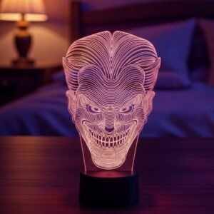 Lampe 3D Joker DC Comics LED pour décoration et ambiance lumineuse cinéma