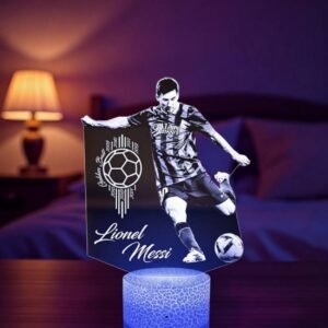 lampe 3d lionel messi led – lampe d’ambiance & dÉco football