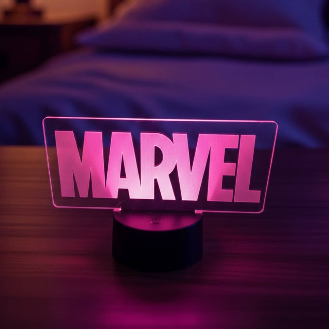 lampe 3d marvel logo led – lampe d’ambiance & dÉco cinÉ Lampe 3D logo Marvel Marvel LED pour décoration et ambiance lumineuse cinéma