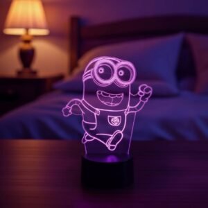 Lampe 3D Minion Moi, moche et méchant LED pour décoration enfant et ambiance lumineuse