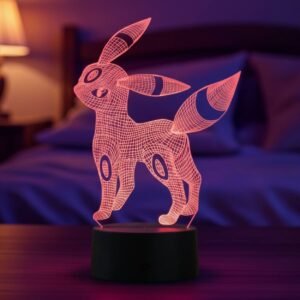 lampe 3d noctali pokÉmon led – lampe d’ambiance & dÉco anime
