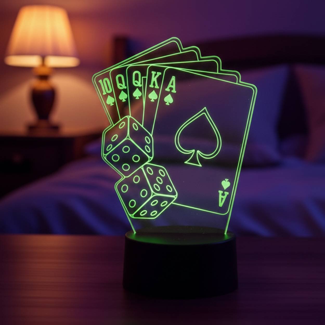 lampe 3d poker jeux de cartes led – lampe d’ambiance & dÉco casino lampe 3d poker jeux de cartes led – lampe d’ambiance & dÉco casino