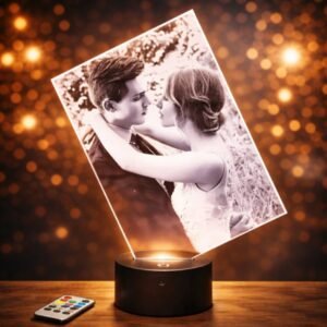 lampe 3d rectangle penché personnalisée