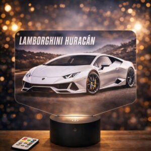 Lampe 3D rectangle personnalisée pour décoration et ambiance lumineuse