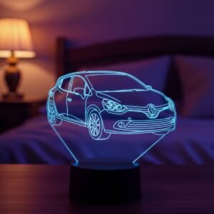 lampe 3d renault clio led – lampe d’ambiance & dÉco automobile