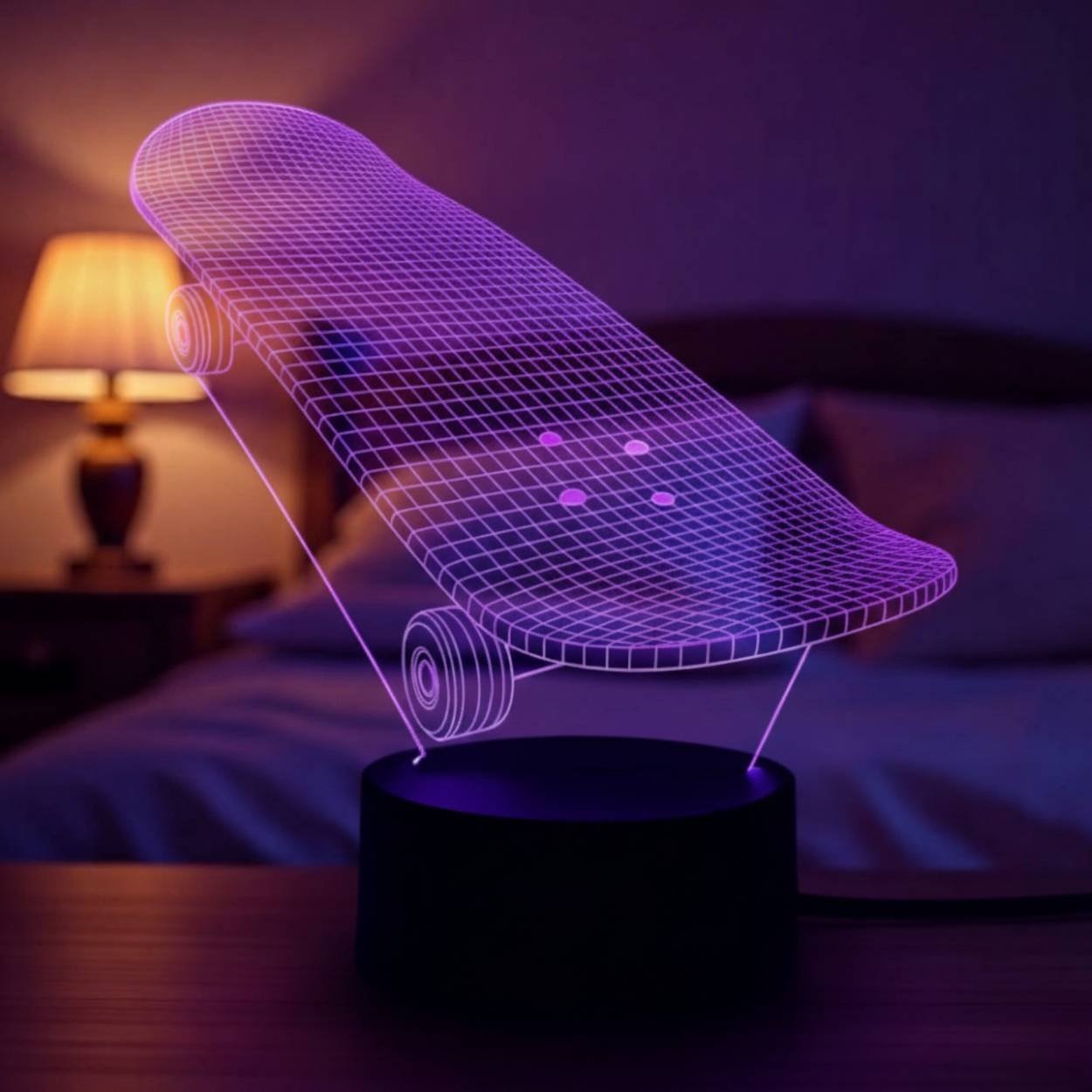lampe 3d skateboard led – lampe d’ambiance & dÉco sport lampe 3d skateboard led – lampe d’ambiance & dÉco sport