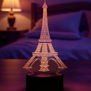 Lampe 3D Tour Eiffel Paris Tour Eiffel LED pour décoration France et ambiance lumineuse