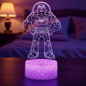 lampe 3d toy story buzz l’Éclair led – lampe d’ambiance & dÉco enfant