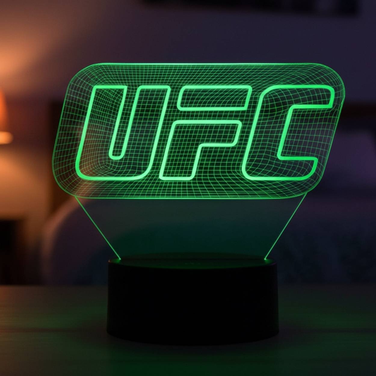 lampe 3d ufc led – lampe d’ambiance & dÉco sport de combat Lampe 3D UFC LED pour décoration et ambiance lumineuse sport de combat