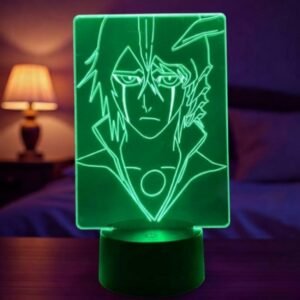 Lampe 3D Ulquiorra Bleach LED pour décoration et ambiance lumineuse anime